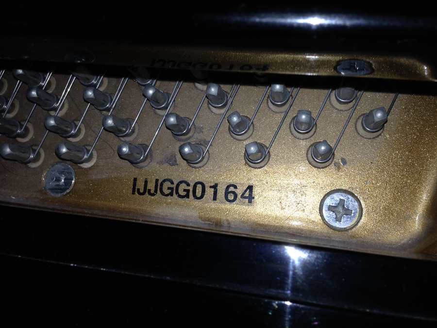 samick piano serial number